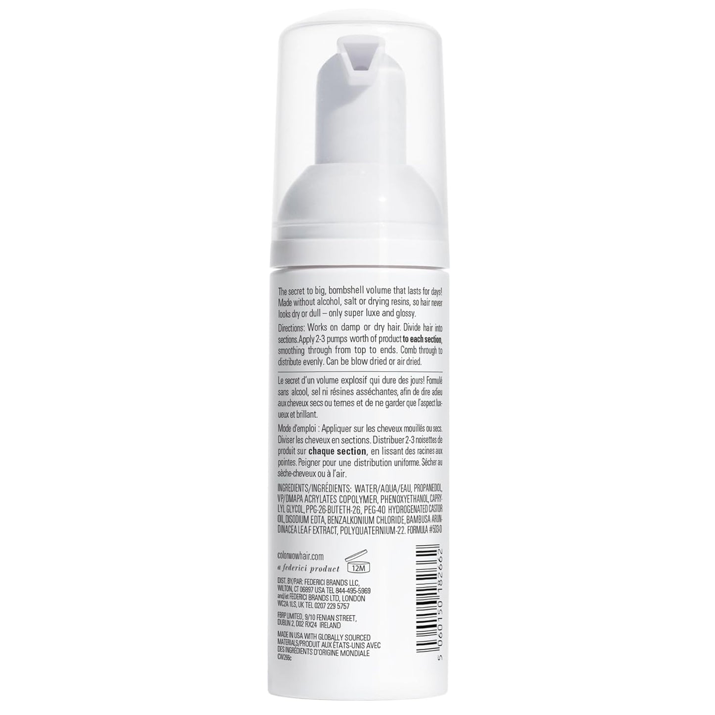 COLOR WOW Xtra Large Bombshell Volumizer - Alcohol-Free Formula for Long-Lasting Volume & Thickness