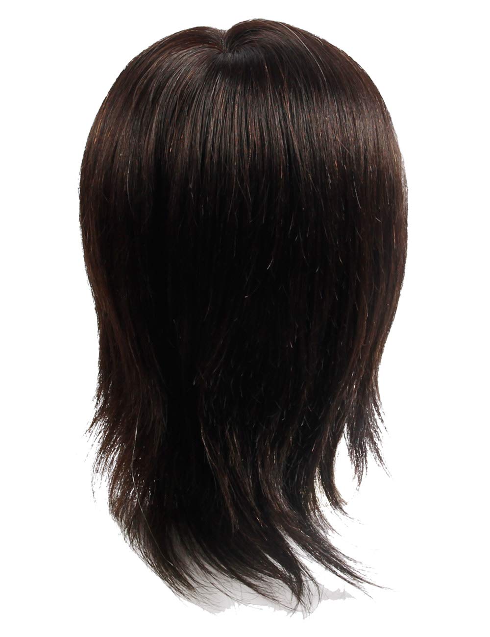 Male Mannequin Head - 100% Human Hair Cosmetology Manikin for Cutting & Styling | Includes Clamp Stand