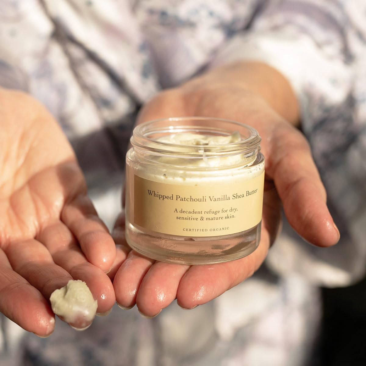 evanhealy Whipped Patchouli Vanilla Shea Butter | Organic Handcrafted Shea Butter | Skin Moisturizer for Face & Body | Shea Moisture For Dry & Dehydrated Skin