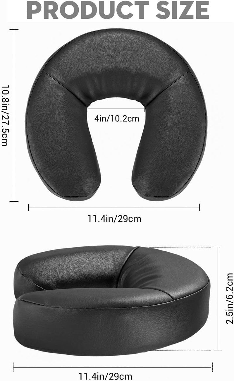 Massage Face Cradle Cushion - Soft Memory Foam Neck Rest Pad for Spa Therapy | Universal Size