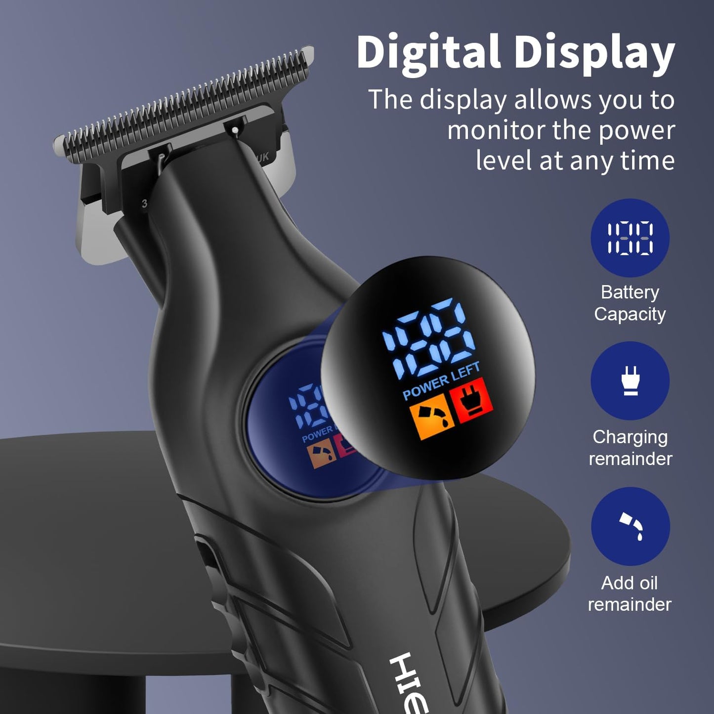 Professional Hair Clipper & Shaver Set - Cordless Trimmer for Men | Electric Beard Trimmer & Barber Kit