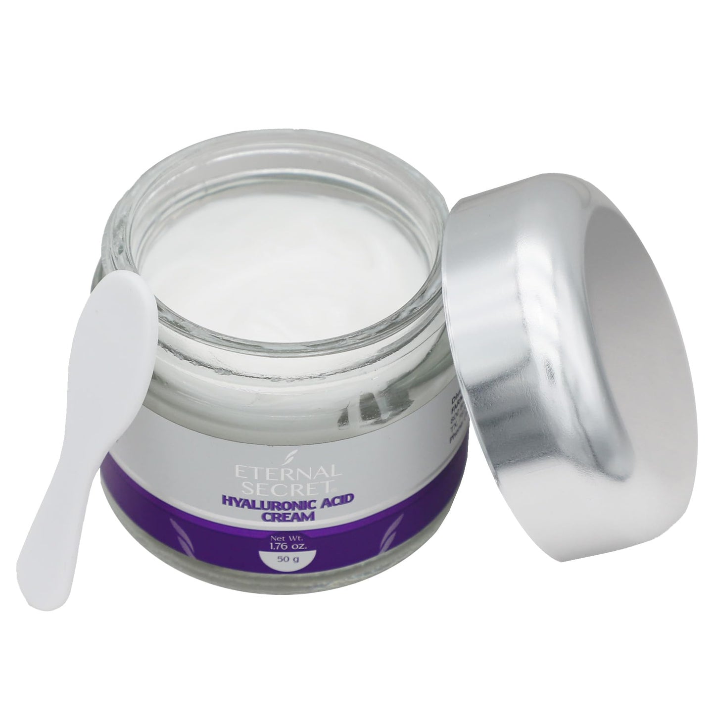 Dr. Simi Eternal Secret Hyaluronic Acid Face Cream | Lightweight Daily Moisturizer, Hydrates, Helps to Smooth Fine Lines | Peptides + Marine Extracts for Plump, Radiant, Healthy-Looking Skin | 50 g