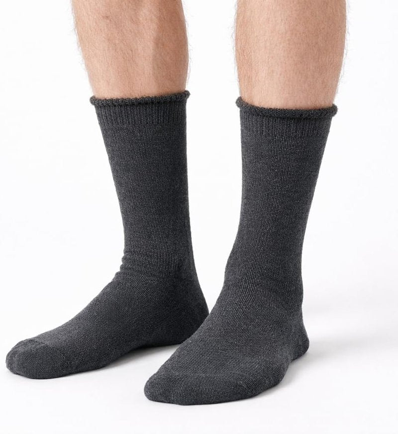 Men's Thermal Boot Socks - Cushioned Heavy Duty Warm Hiking Socks | 3 Pairs