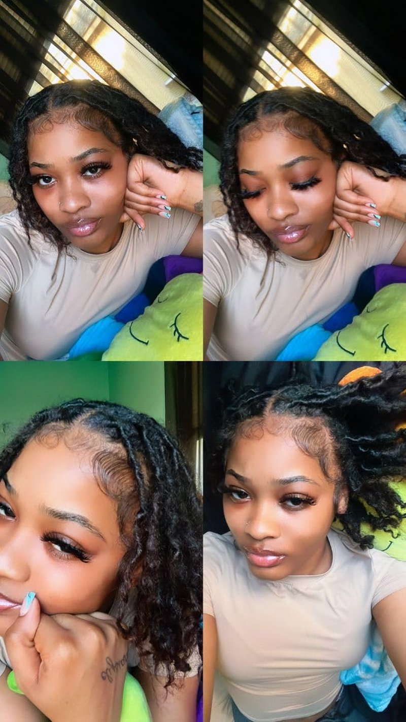 Curly Wave Loc Extensions Human Hair 0.4cm&0.6cm width 6-18inch 10,30 strands 100% human hair locs extensions for men women Handmade Permanent Dread Extensions0.6cm 12inch 10strands