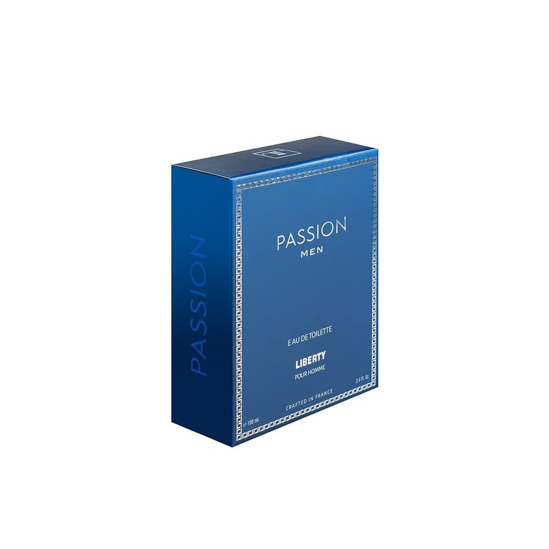Liberty Luxury Passion Perfume for Men - Spicy Eau De Toilette Spray | 100ml/3.4Oz, Designed in France