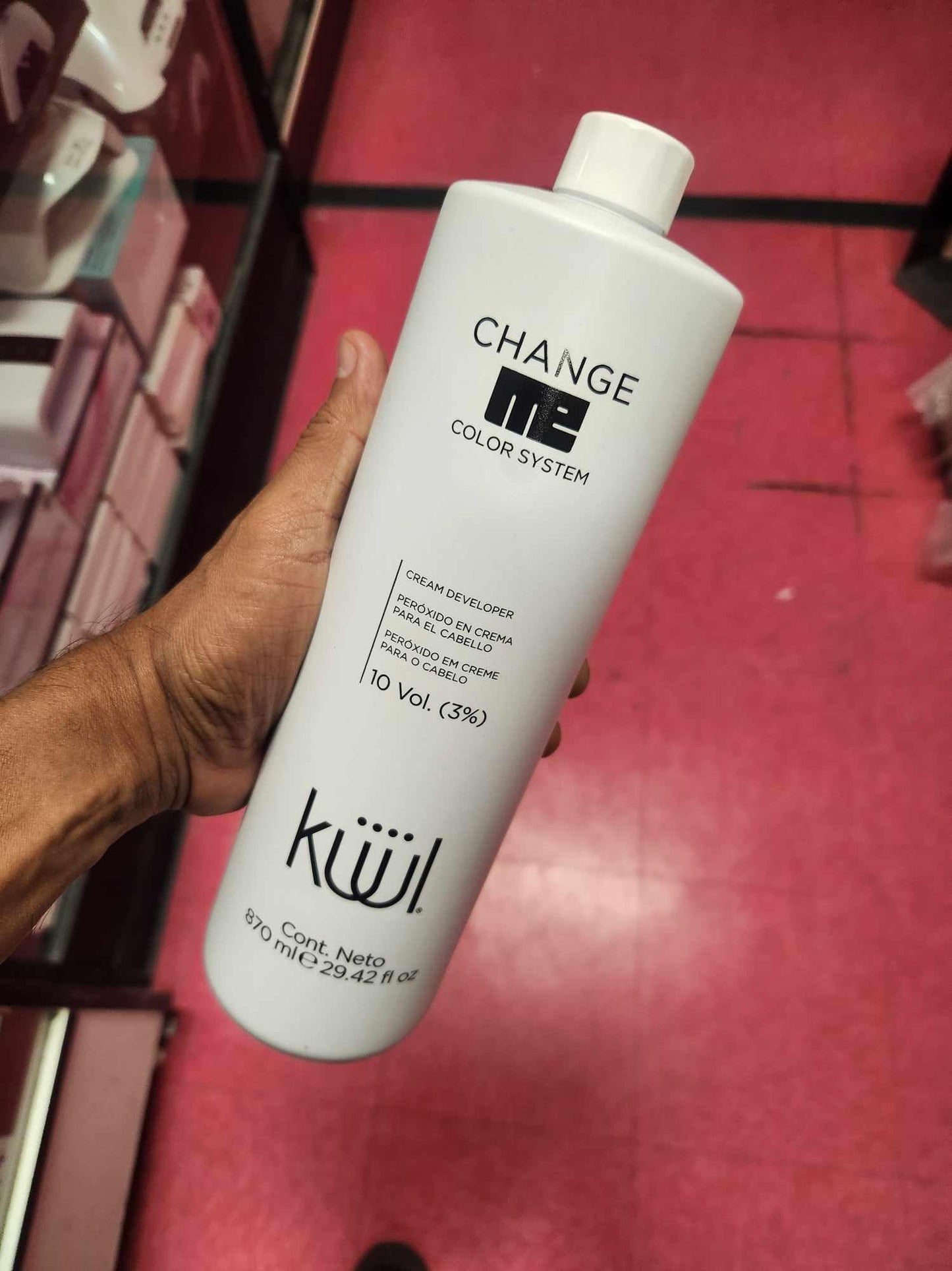 Küül Change Me Peroxide 10 Volume 29.42 floz Color System Crema para el Cabello white