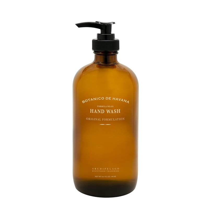 Botanico de Havana Liquid Hand Soap - Moisturizing Daily Wash | 16.5 Fl. Oz. for Kitchen & Bathroom