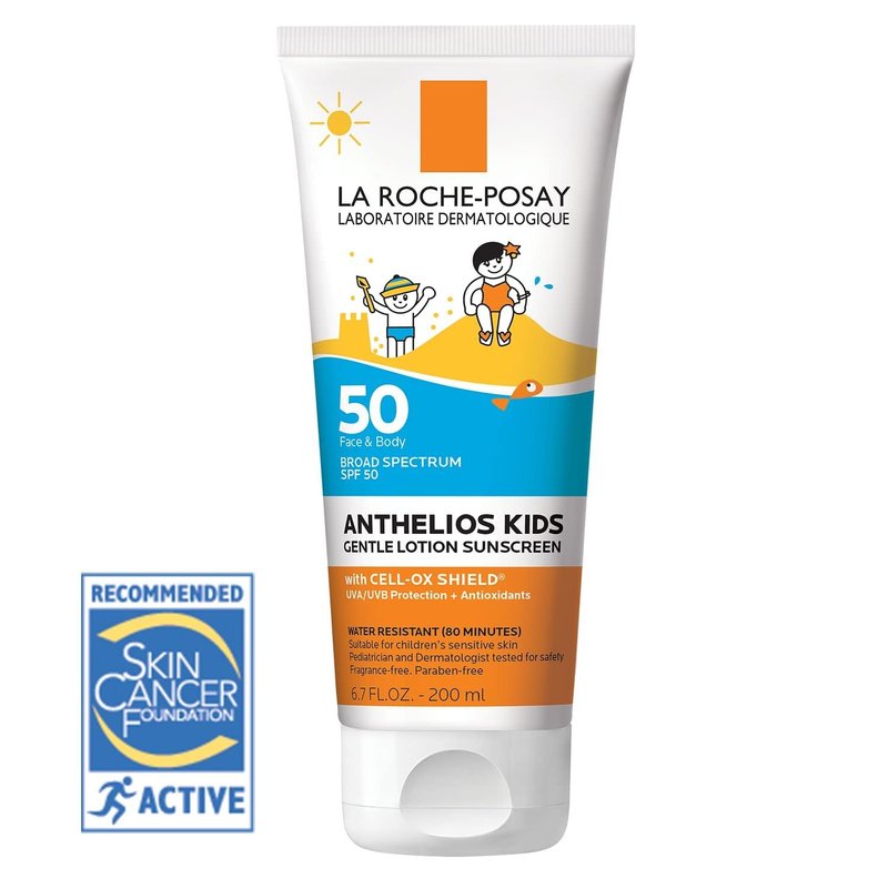 La Roche-Posay Anthelios Kids Sunscreen Lotion SPF 50 - Broad Spectrum, Pediatrician Tested, Oil-Free