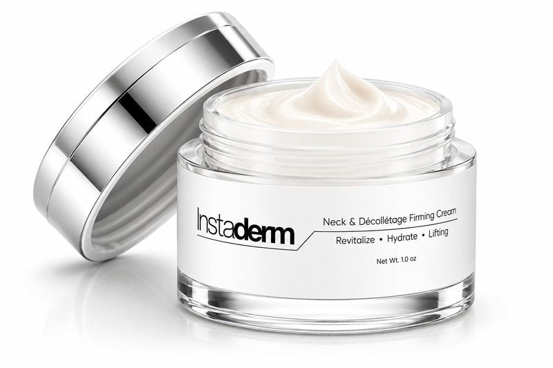 Neck & Décolleté Firming Cream – Anti-Aging Moisturizer for the Appearance of Crepey Skin, Wrinkles, Vertical Lines & Sagging - Improve Skin Tone, Texture & Hydration for Smoother-Looking Skin.