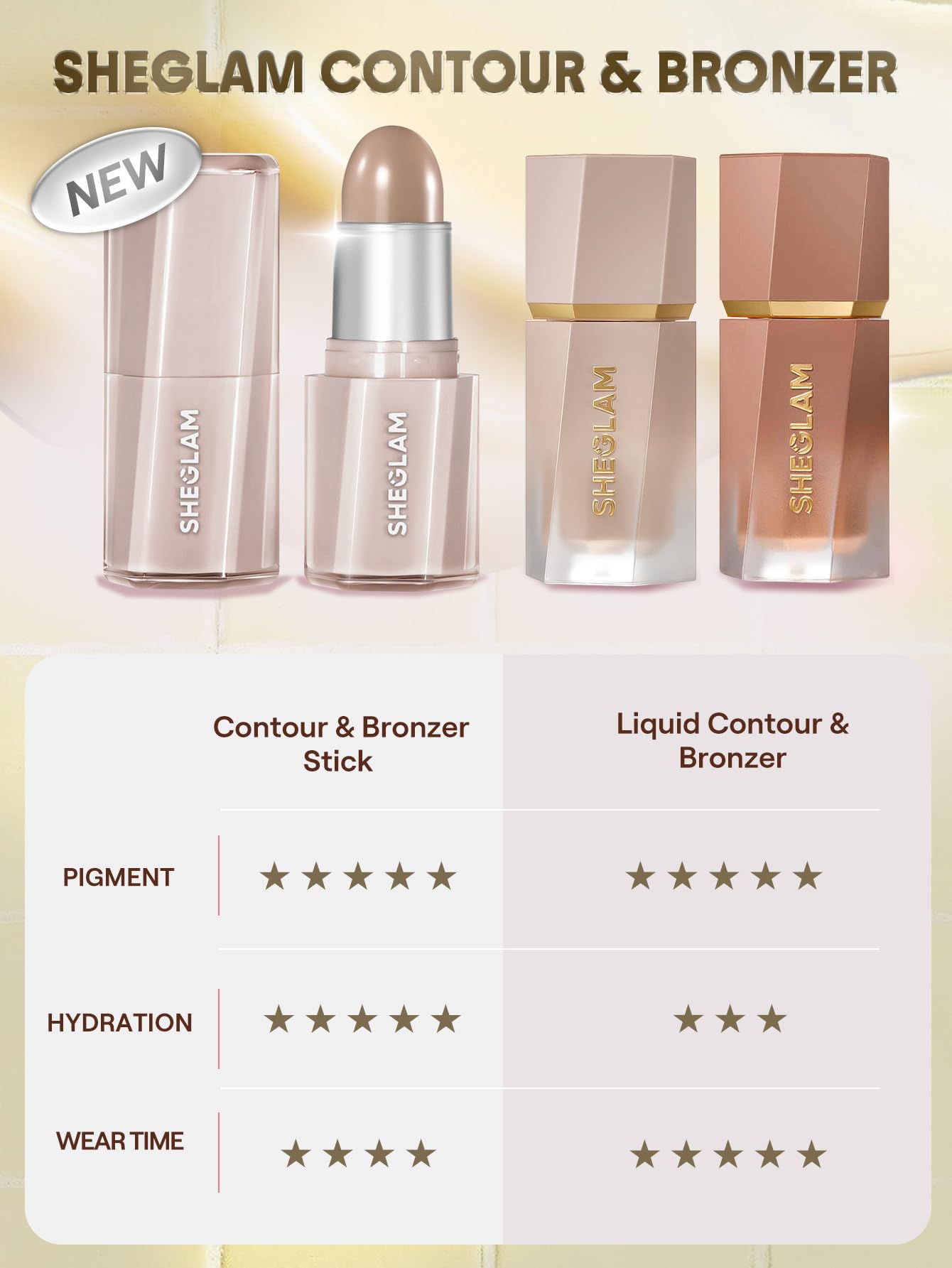 SHEGLAM Buttery Buff Contour & Bronzer Stick