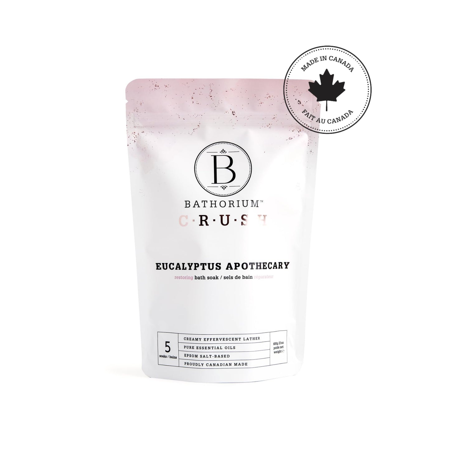 Bathorium Eucalyptus Apothecary Crush Bath Soak, 21 oz
