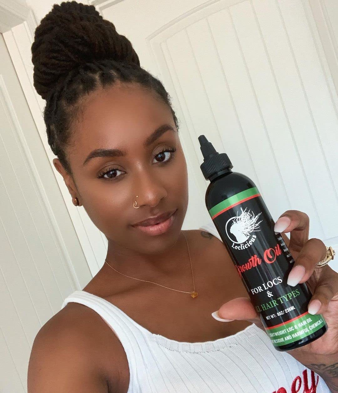 Nourishing Loc and Scalp Hair Oil - Lightweight Hydrating Formula for All Locs, Natural Hair, and Dreadlocks | 8oz