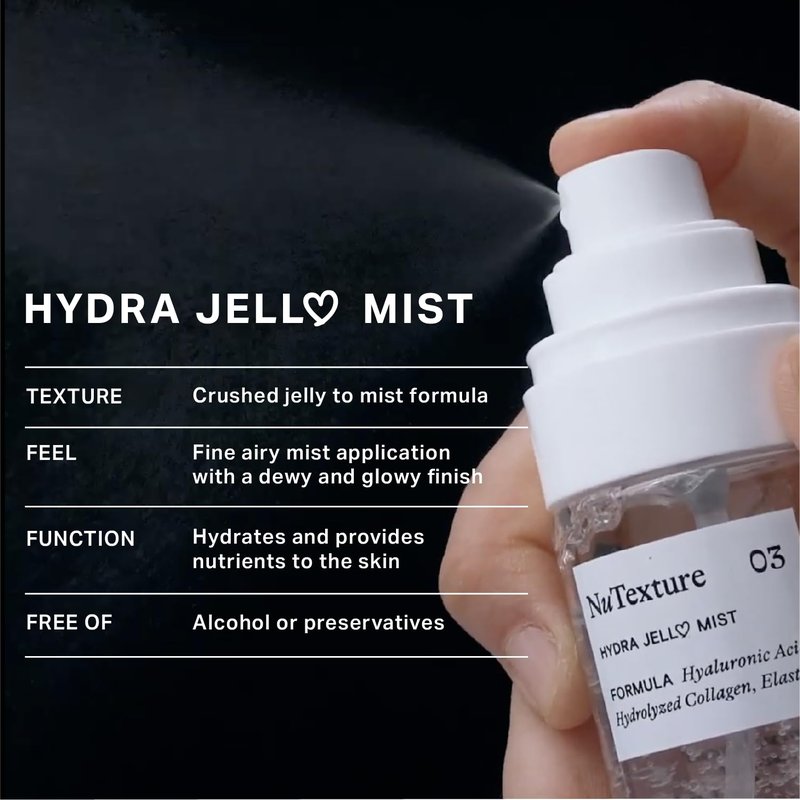 byAva Jelloskin Collagen Hydra Jell Face Mist | Facial Hydrating Mist Collagen Spray serum with Hyaluronic Acid, Vitamin C & E