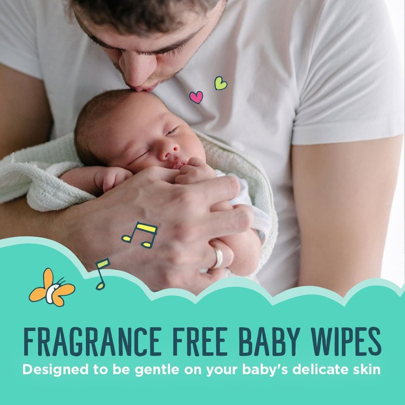 Seventh Generation Baby Wipes, Free & Clear with Flip Top Dispenser, 64 count