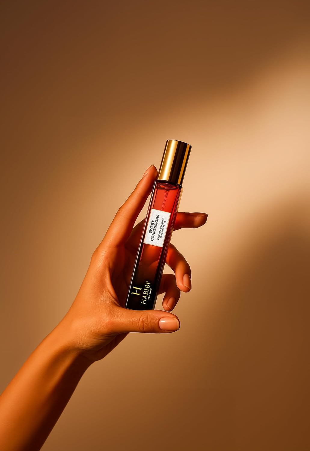 H HABIBI Sweet Confessions Extrait De Parfum - Travel Size Arabian Perfume for Men & Women | 10ml Luxury Fragrance in Leather Case