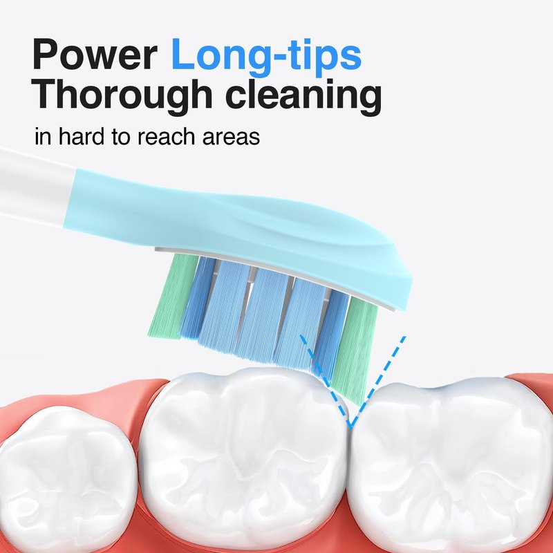 Philips Sonicare Replacement Toothbrush Heads - C3 Electric Brush Heads | 10-Pack Compatible with Sonicare 4100