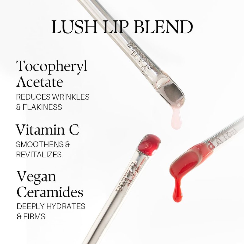 d'alba Piedmont Lip Glow Mood Volumizer, Hydrating Lip Gloss with Vegan Ceramide & Vitamin C & E, Fuller Lips, Volumizing Lip Gloss, Glowy Finish, Posh Rose (4 Colors) (0.17 fl oz.)