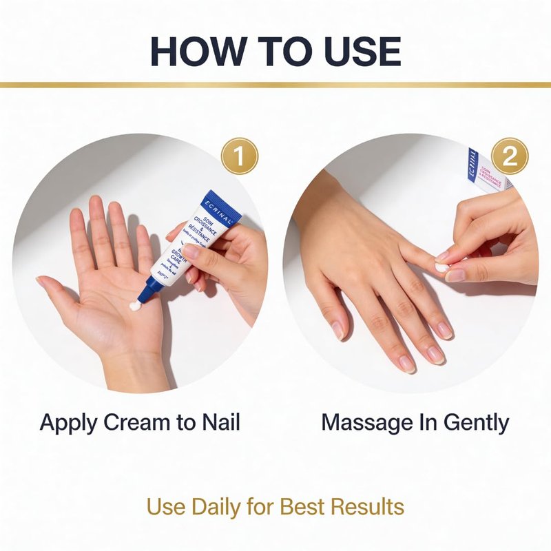 Ecrinal Nail Growth Serum - Naturally Strengthen & Repair Nails | 10 ml for Healthy Growth