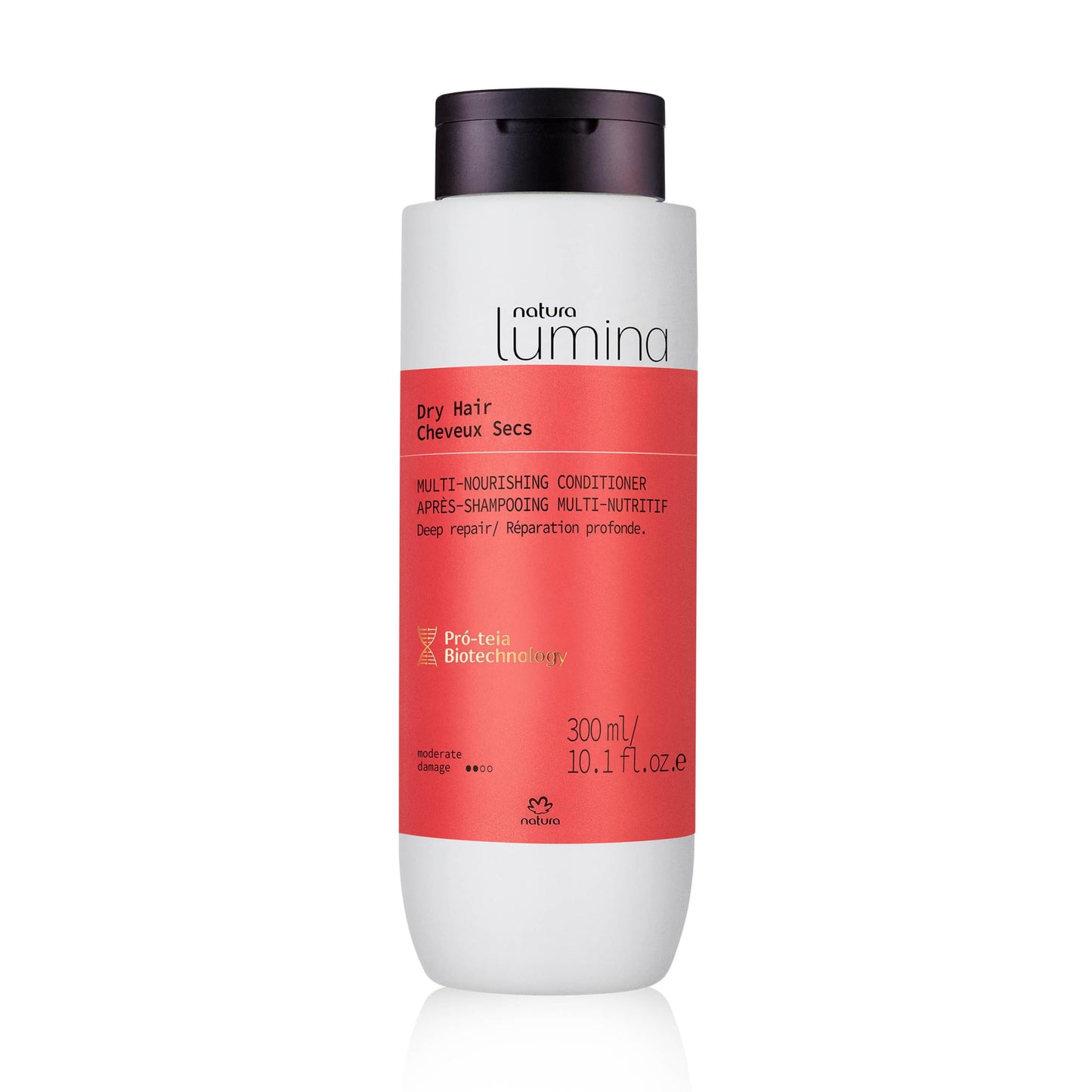 natura - Lumina Dry Hair Multi-Nourishing Conditioner - Moisturize, Hydrate, & Strengthen Hair - Reduce Frizz - Vegan Hair Care - Brazilian Beauty Secrets - Personal & Self Care - 10.1 fl oz (300ml)