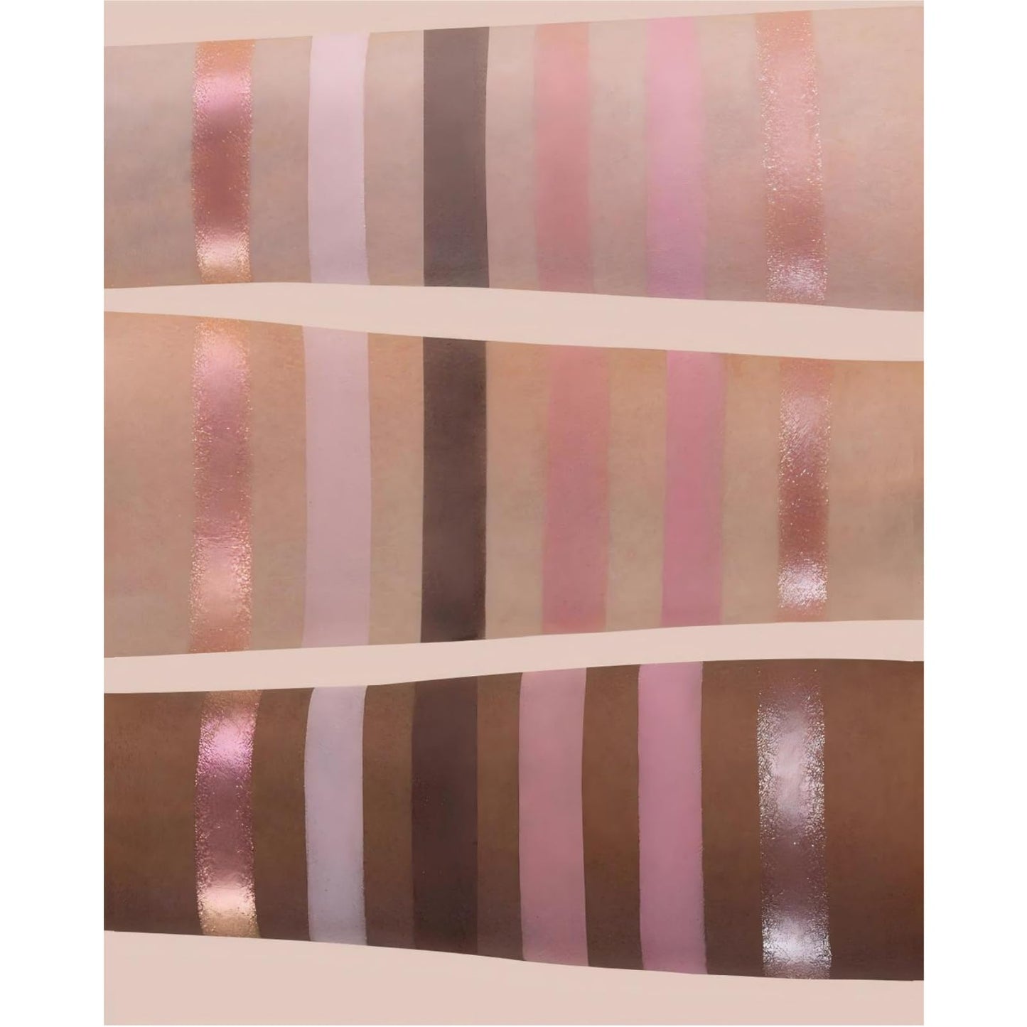 Flower Knows Swan Ballet 6-Color Makeup Palette,Soft Rosy Pink