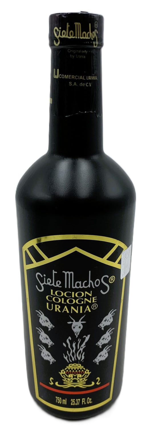 Siete Machos URANIA Original Cologne 25.37 oz. (750ml) (1 Pack)