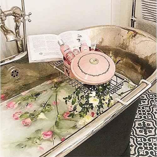 Un Air d'Antan Spa Gifts for Women, Gift Basket for Women, Spa Gift Set, Gift Set for Women, Hand Cream for Women, Gifts for Mom - 4 Products (Rose)