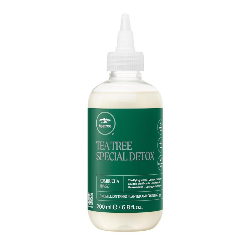Tea Tree Special Detox Kombucha Rinse, Removes Buildup, Adds Shine, For All Hair Types, 6.8 fl. oz.