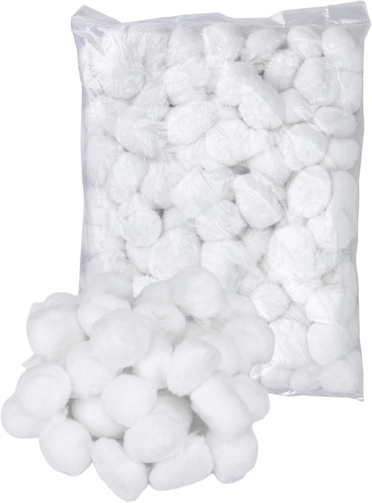 Hedume Jumbo Cotton Balls - 500 Count Biodegradable, Organic & Absorbent | Fragrance-Free, Chlorine-Free