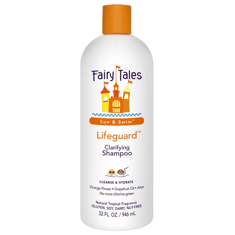 Fairy Tales Swim Shampoo for Kids - 32 oz | Made with Natural Ingredients in the USA | Chlorine Removal Swimmer Shampoo for Kids | No Parabens, Sulfates, or Synthetic dyes