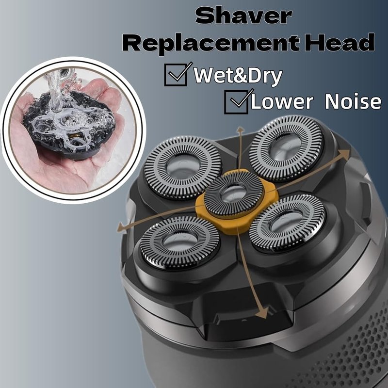 2 pcs Shaver Replacement Blades Compatible with MicroTouch Titanium Head Shaver