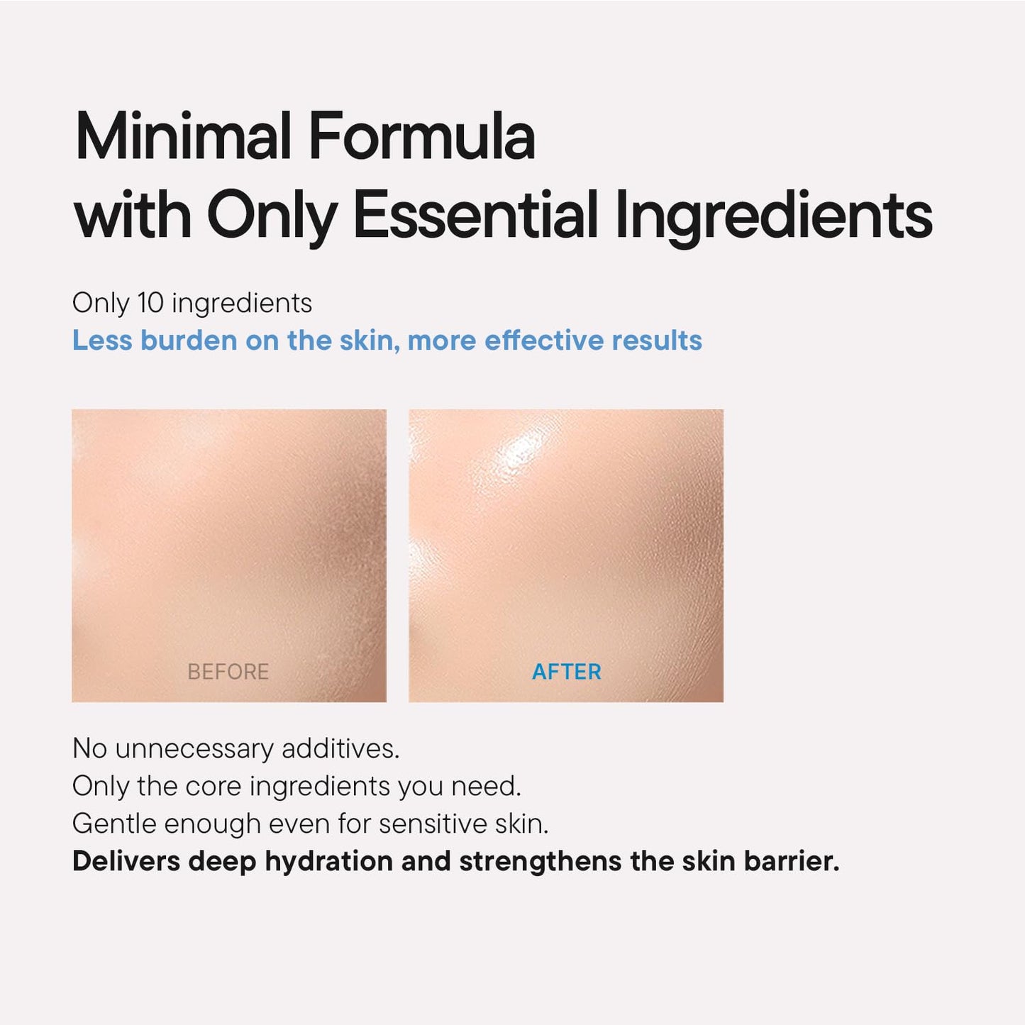 IUNIK Beta-Glucan Power Moisture Serum - Deep Hydration Vegan Serum with 7 Peptides | 50ml for Dry & Sensitive Skin