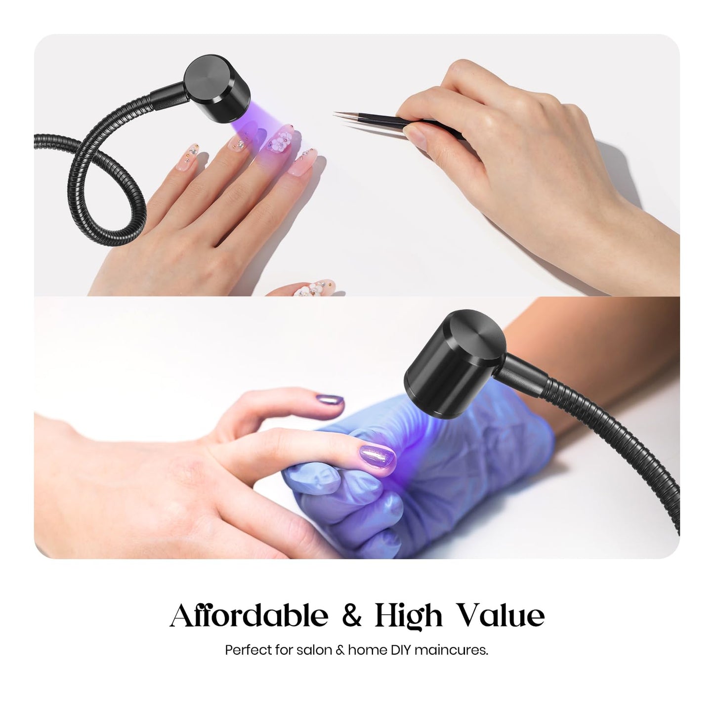 beetles Gel Polish 44 PCS Gel Nail Polish Set 36 Colors with Uv Nail Lamp for Gel Nails Mini LED Nail Light with Clamp for Manicure Dryer Curing Lamp Salon DIY at Home