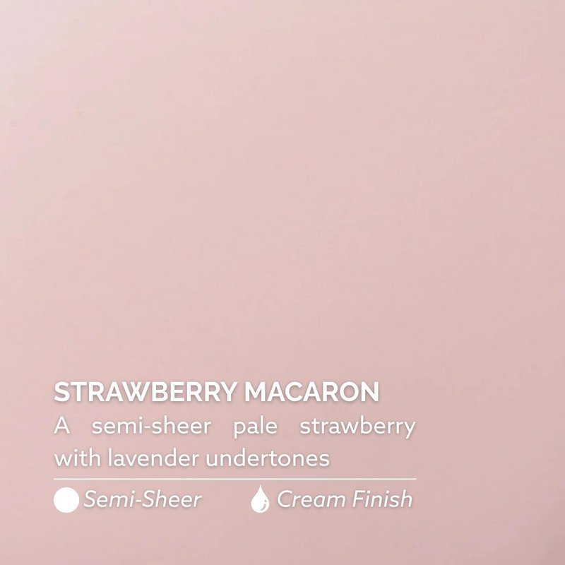Dazzle Dry Nail Lacquer (Step 3) - Strawberry Macaron - A semi-sheer pale strawberry with lavender undertones. (0.5 fl oz)