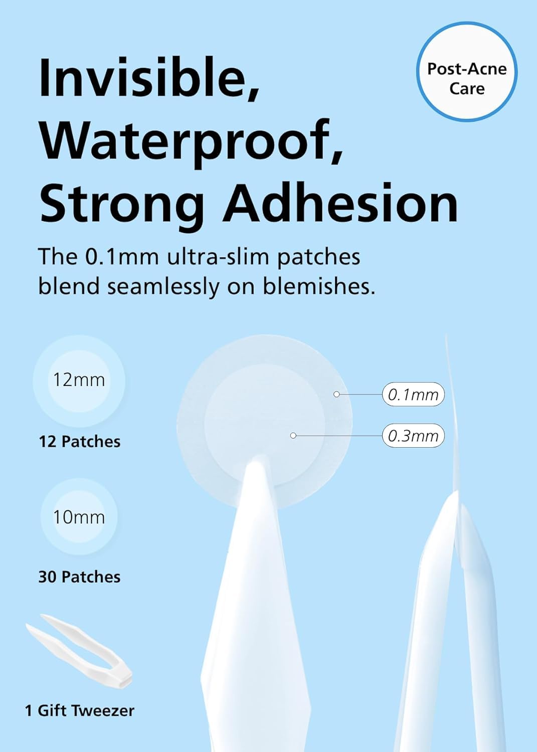 DWEasyDerm EasyDerm Beauty Patch – 3 Packs (42 Patches Each, 126 Total) | Hydrocolloid Acne Patches, Invisible Spot Cover, K-Beauty by Daewoong Pharmaceutical, Summer & Travel Essentials