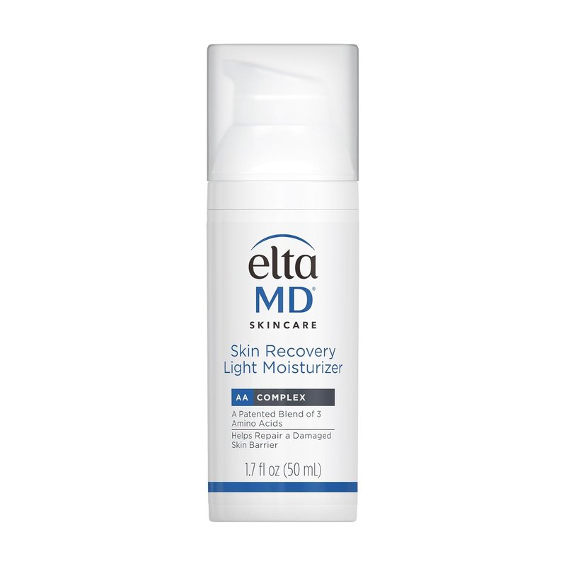 EltaMD Skin Recovery Moisturizer - Oil-Free Hydrating Cream for Dry & Acne-Prone Skin | 1.7 oz Pump