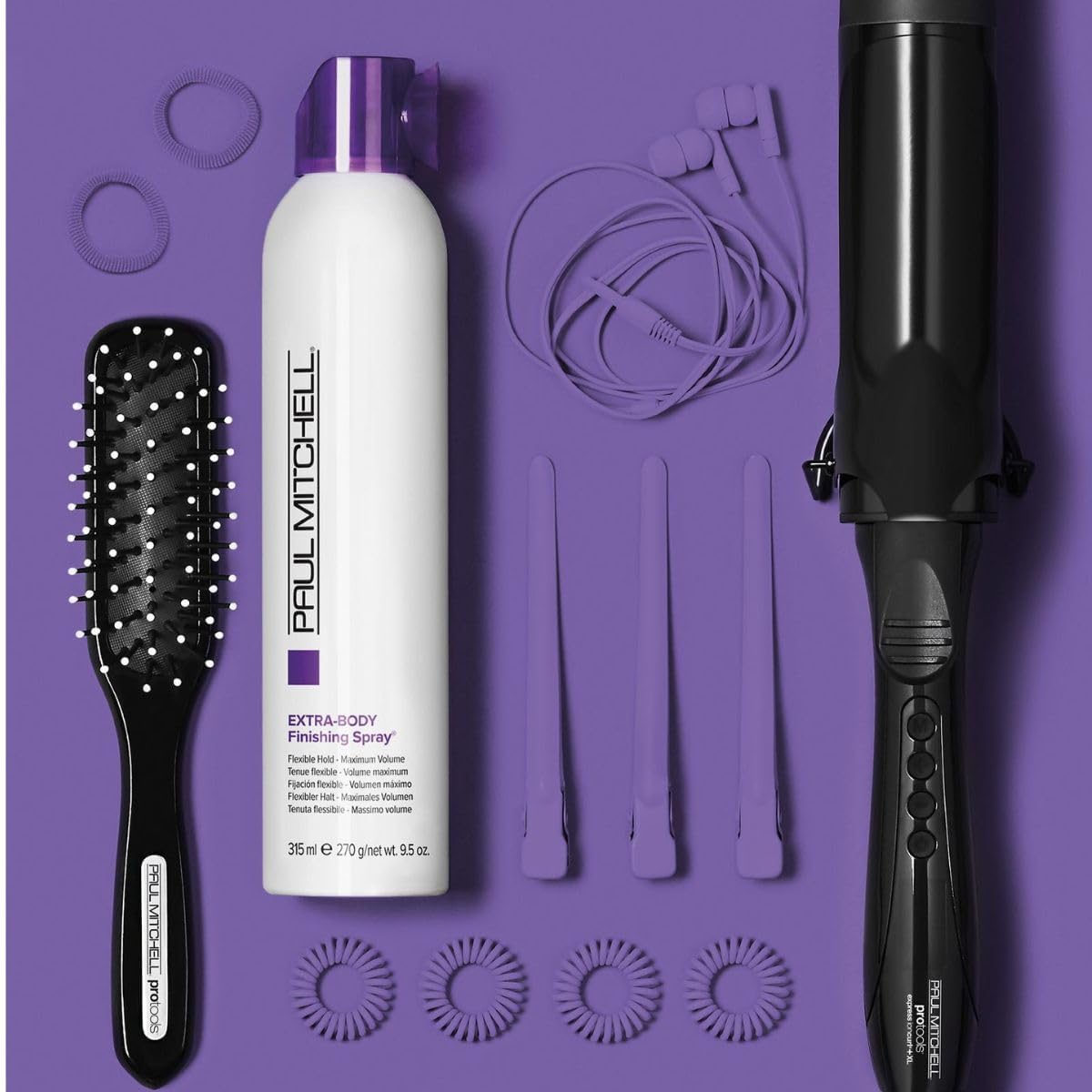 Paul Mitchell Extra-Body Finishing Spray, Flexible Hold, Maximum Volume, For Fine Hair, 3.7 oz
