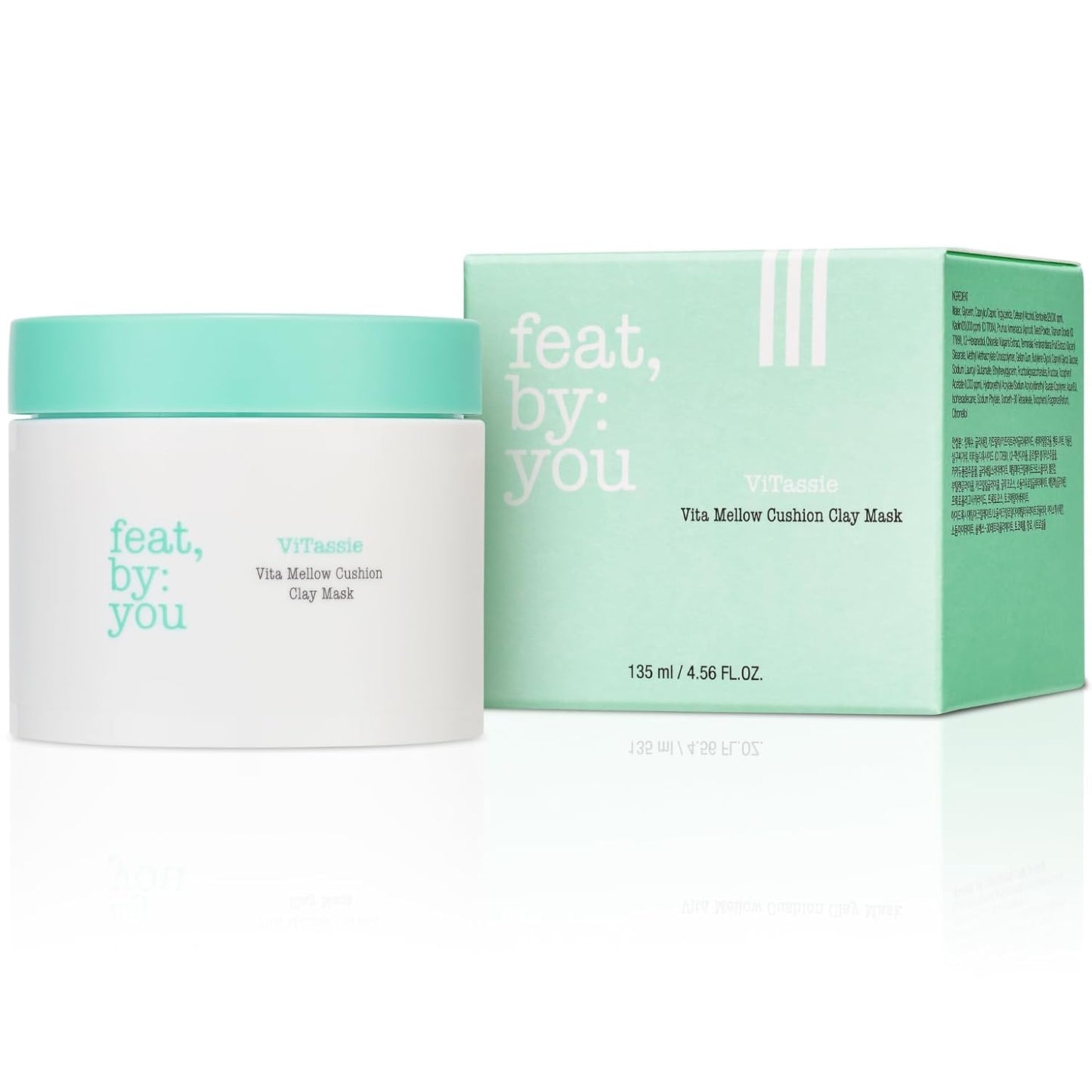 Korean Clay Mask for Face - Bentonite & Kaolin for Blackheads, Pores & Sebum Control | 4.56 fl. oz, Vegan, Cruelty-Free