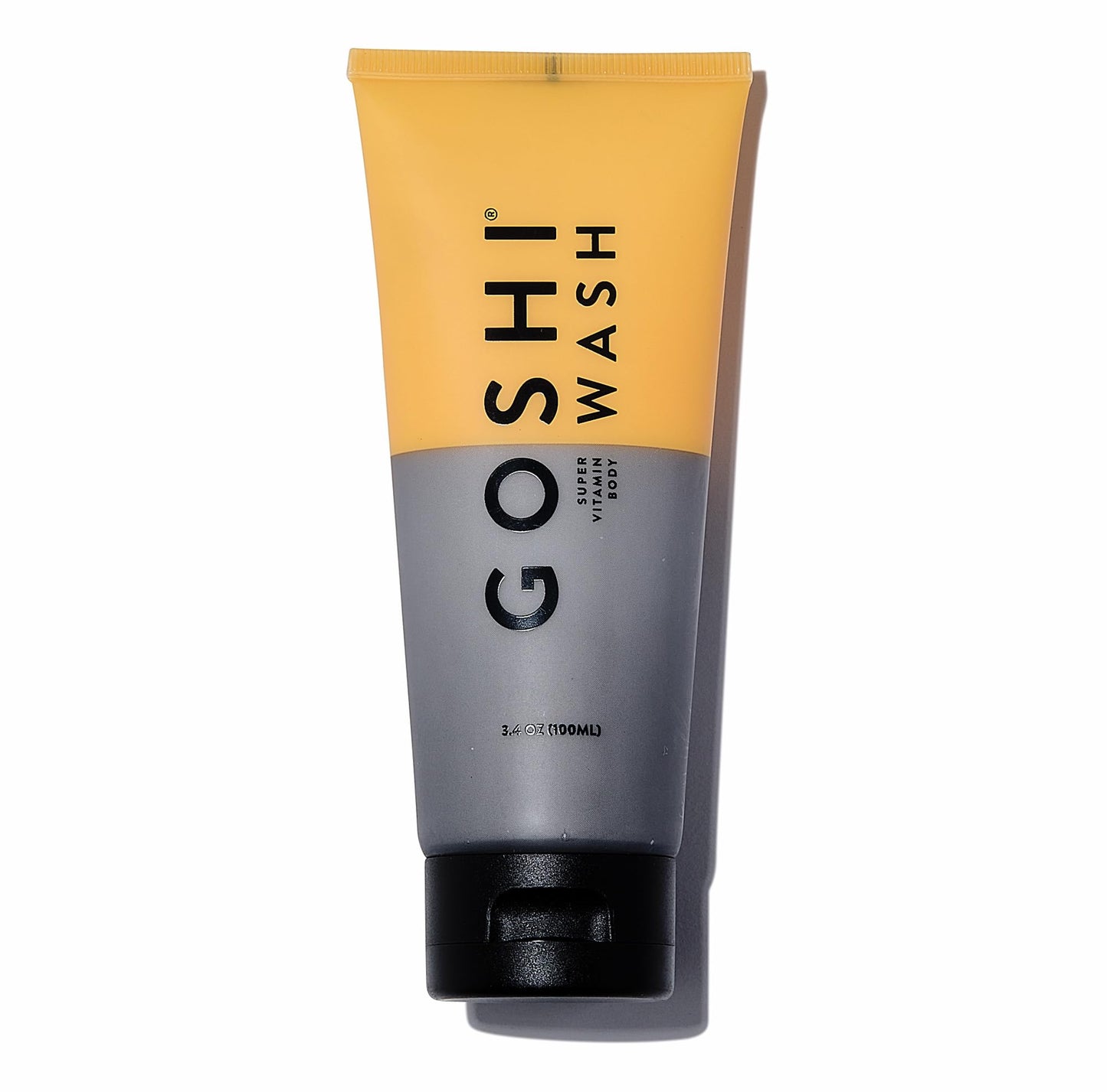 GOSHI Super Vitamin Body Wash - pH-Balanced Exfoliating Body Wash with Jojoba, Shea Butter & Rice Protein - Nutrient-Rich Shower Gel for Dry or Oily Skin - Fresh & Clean Scent - 20 oz