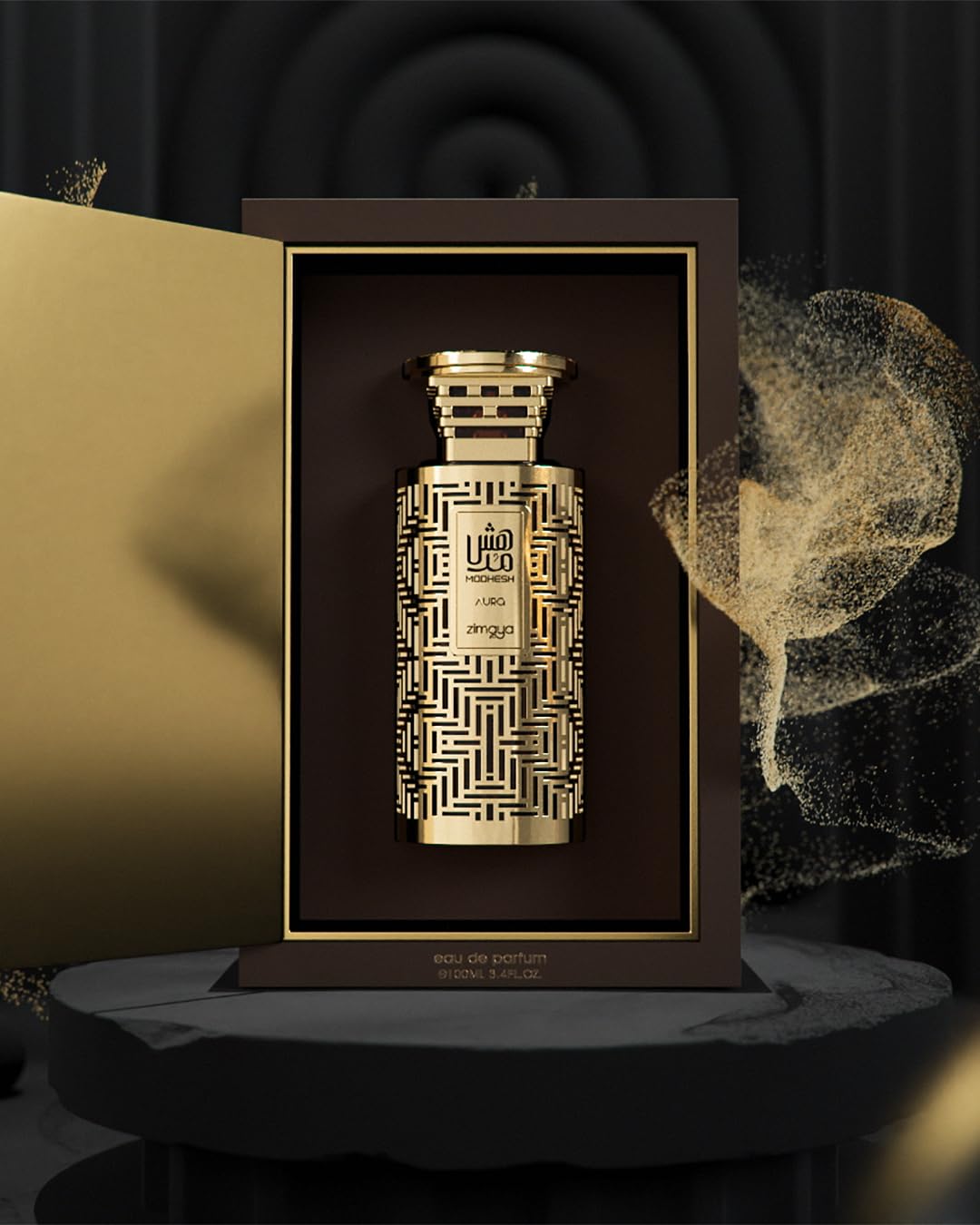 zimaya Modhesh Aura Pour Homme Eau de Parfum, 3.4 Fl Oz