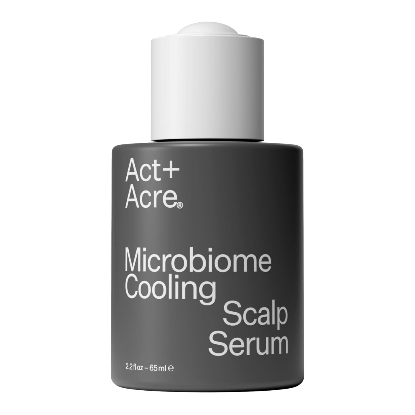 Act+Acre Microbiome Cooling Scalp Serum - Instant Relief for Dry Itchy Scalp & Loose Flakes - Peppermint Oil & Amino Acid for Scalp Balance - Natural, Vegan, Paraben-Free Formula - 2.2 fl oz