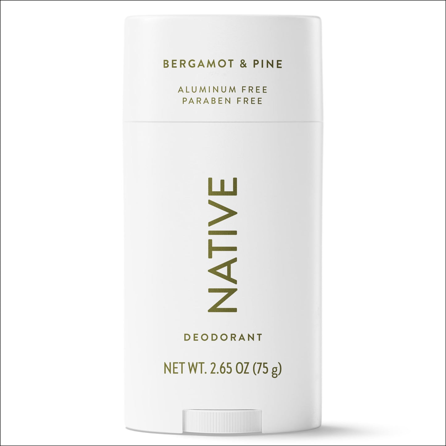 Native Deodorant Contains Naturally Derived Ingredients, 72 Hour Odor Control, Deodorant for Women and Men, Aluminum Free, Bergamot & Pine 2.65oz