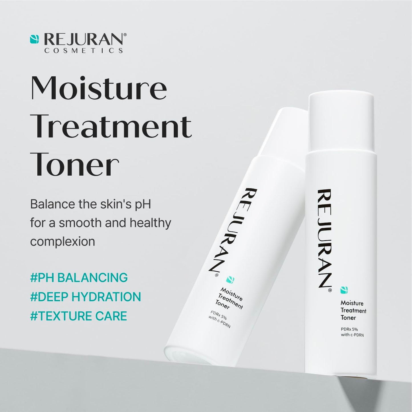 REJURAN® Moisture Treatment Toner, c-PDRN® - Hydrating Facial Toner for Enhanced Skin Barrier Strength, Soothing, and Moisture Retention with PDRx, Korean Skin Care (5.07 fl oz)