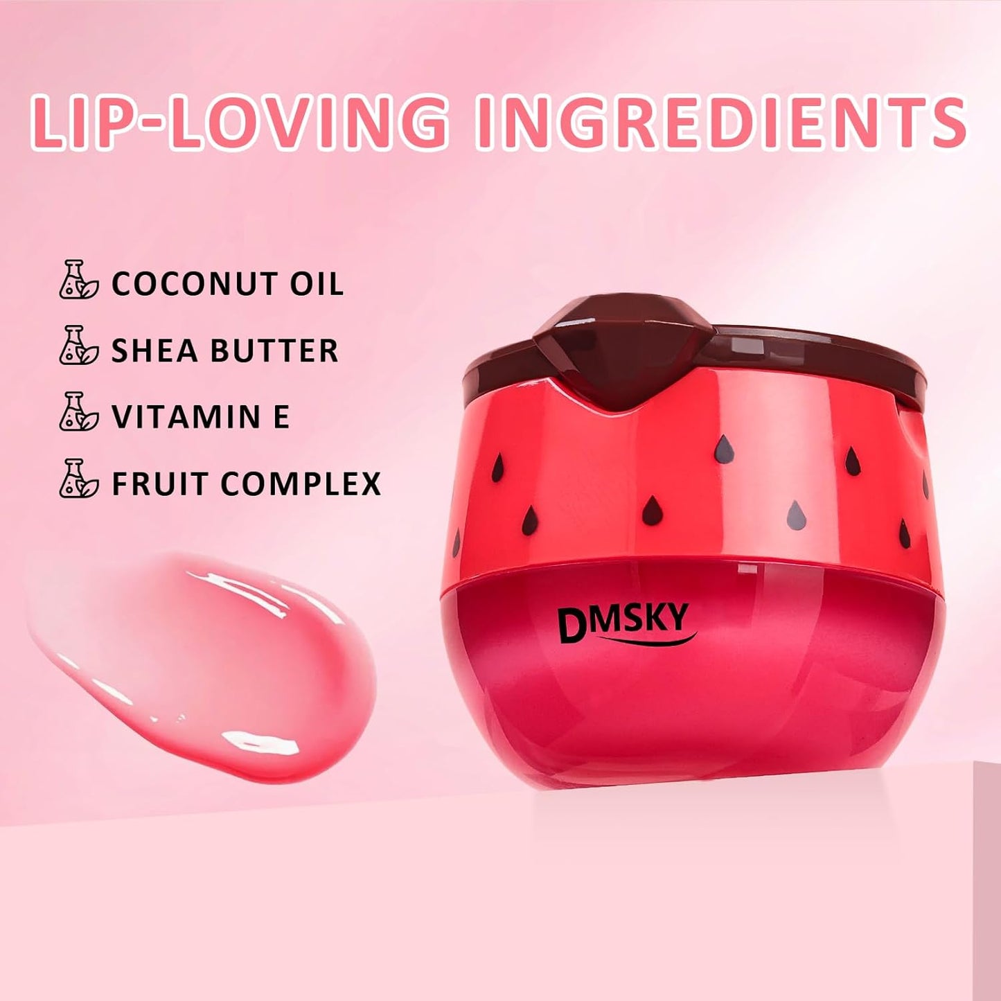 Bee Lip Balm Set - 12 PCS Honey Pot Propolis Sleeping Mask for Dry Lips | Perfect Gift for Women & Girls