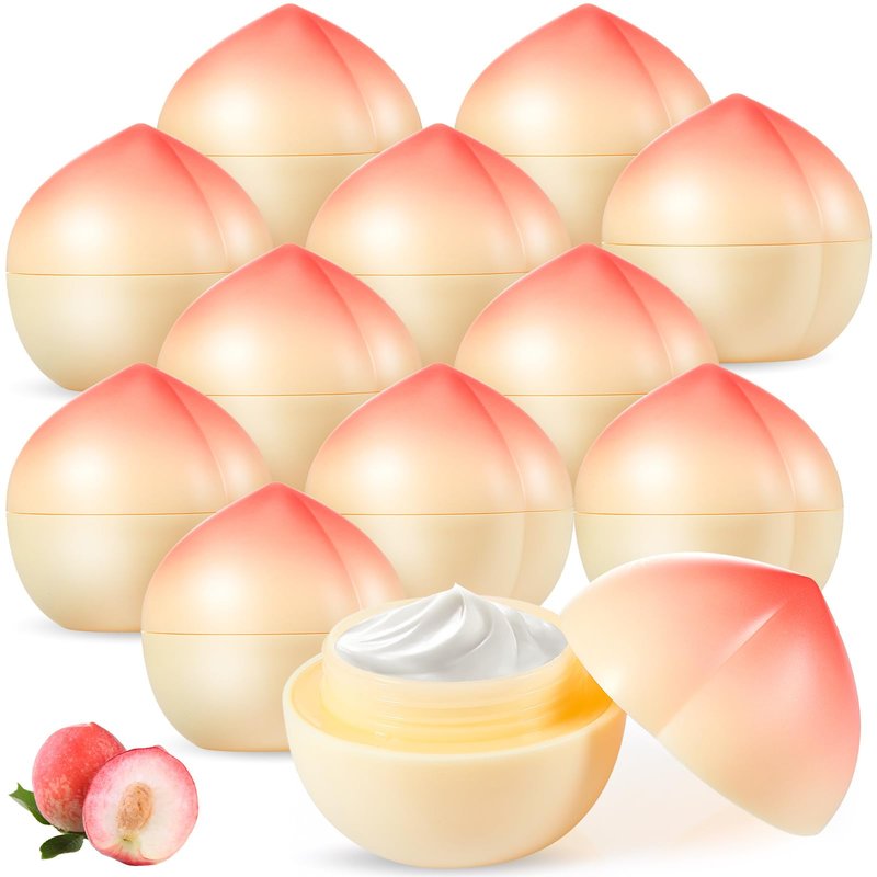 Swiffen 12 Pcs Peach Hand Cream Set Cute Mini Travel Size Hand Lotion Bulk Gifts for Women Nurses Bridal Shower Birthday Party Favors Sweet & Peach Scented Hydrating Shea Butter Moisturizer