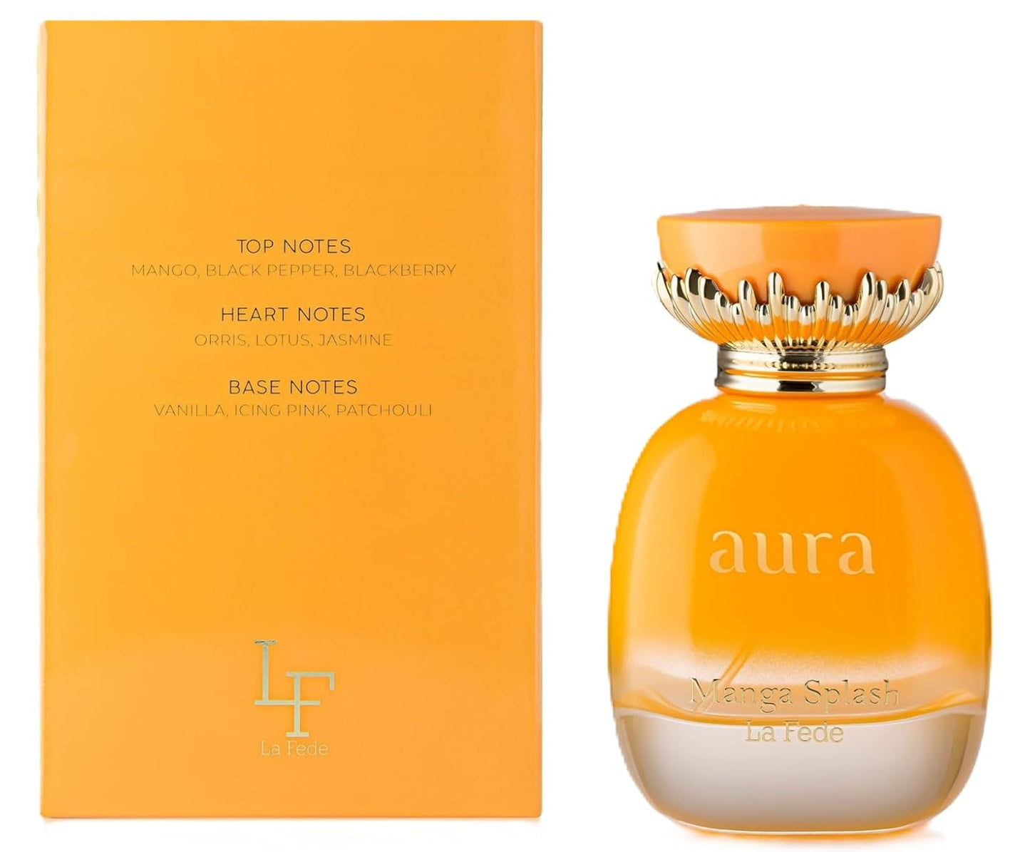 Khadlaj La Fede Aura Manga Splash Eau De Parfum Spray - 3.4 Oz Unisex Fragrance