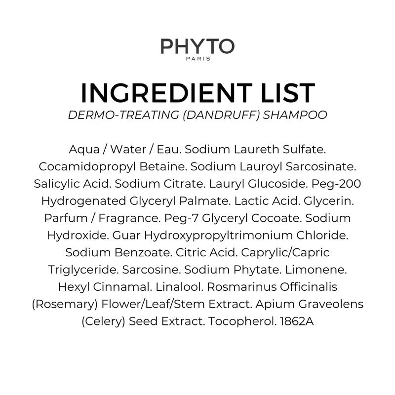 PHYTO Scalp Solutions Dandruff Shampoo - Anti-Flake & Anti-Itch Scalp Treatment, Soothes & Rebalances, Sulfate-Free, Color-Safe - 8.45 fl oz
