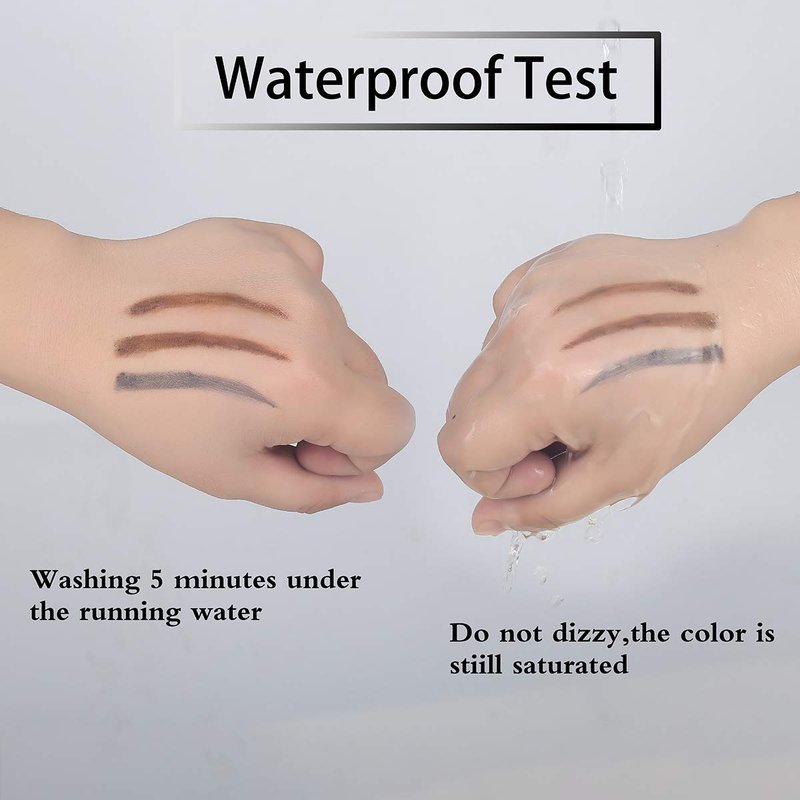 Eyebrow Pencil - Gray Waterproof Formula for Smooth, Natural Finish | Cruelty-Free (Gray #5)