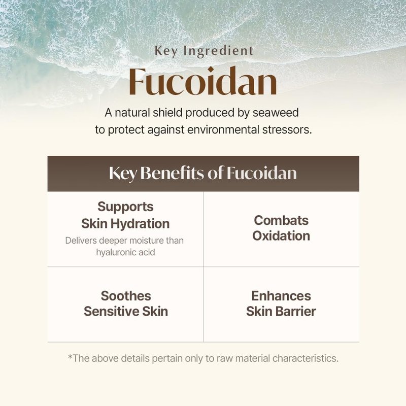 ONUL31° Fucoidan Glow Rich Cream-Daily Face Moisturizer with Niacinamide & Plant-Based Ingredients for Dry Sensitive Skin | Korean Skincare 1.69 fl. oz