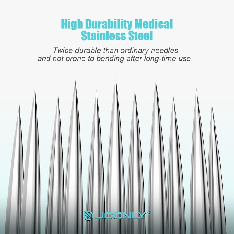 Tattoo Cartridge Needles - 20Pcs #10 Bugpin 13 Curved Magnum | 0.30mm Diameter, Long Taper 5mm