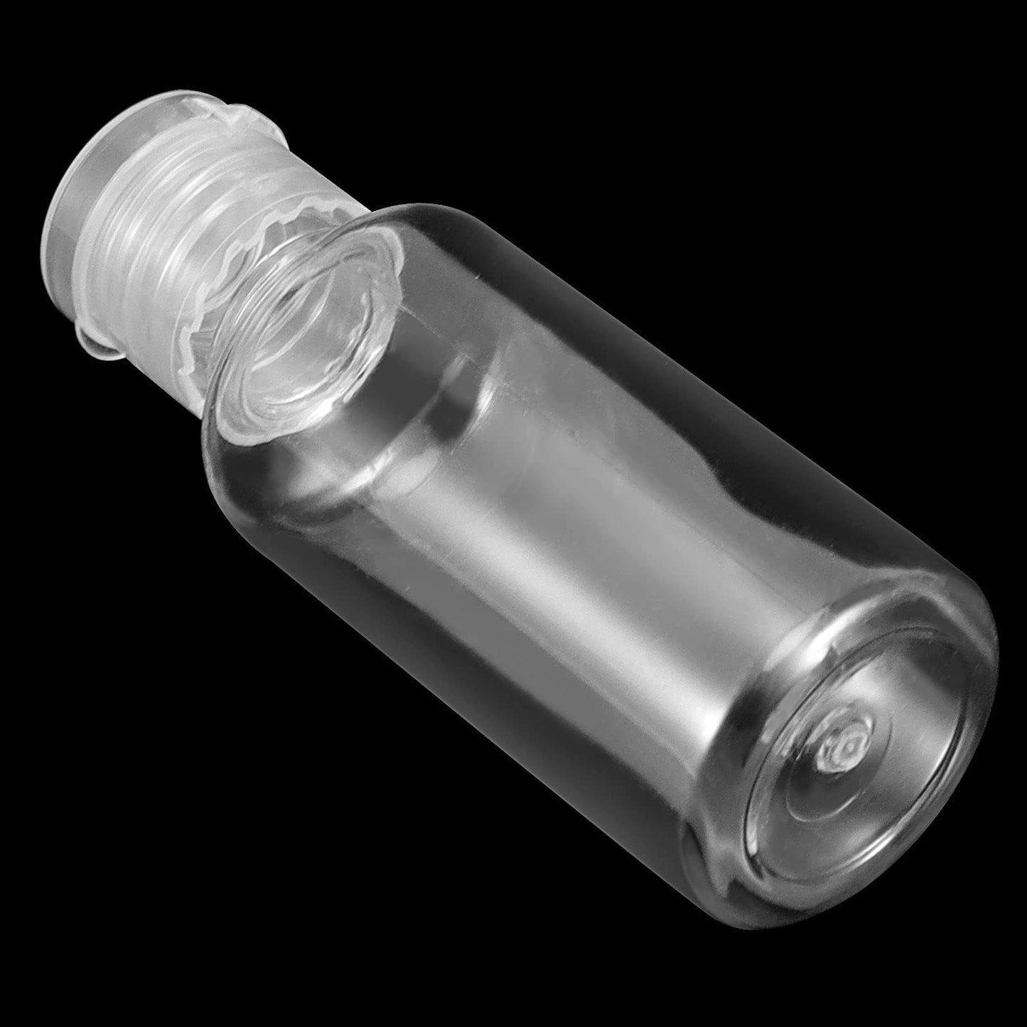 ZEONHAK 110Pcs 1oz (30ml) Plastic Travel Empty Bottles, Clear Flip Cap Squeeze Sample Bottle, Refillable Plastic Containers for Toiletries, Lotion, Shampoo, Cosmetics